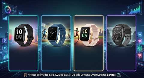 Smartwatches abaixo de R$400: qual realmente compensa em 2026